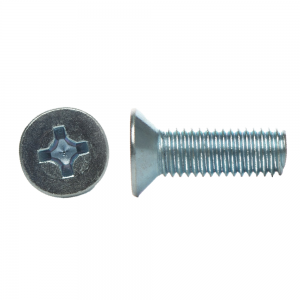 Винт DIN965 потай M6x16, цинк (1000/6)