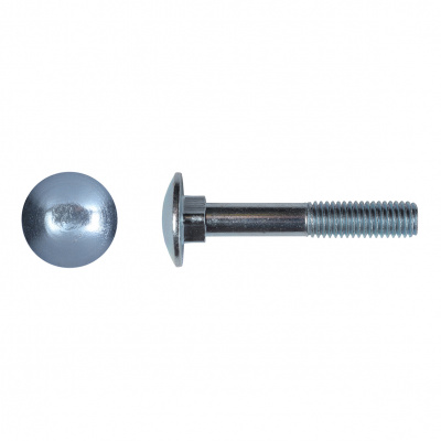 Болт мебельный DIN 603 M10х100 цинк (400)