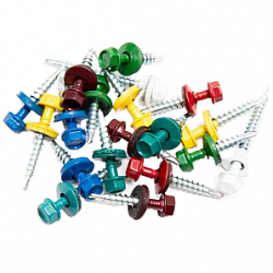 Саморезы кровельные с шайбой RAL Саморезы кровельные с шайбой RAL