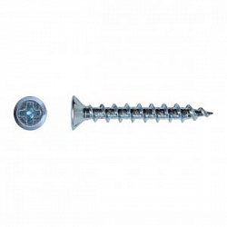 Саморез оконный белый острый (фурнитурный)